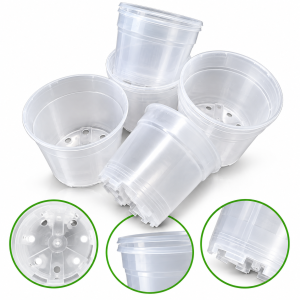 Clear Plastic Orchid Pot